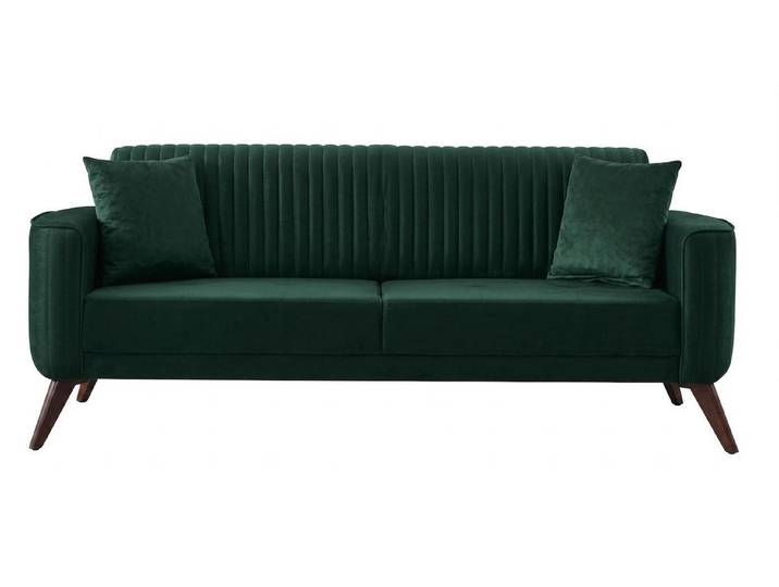 Xlmoebel 3-Sitzer Grünes 3-Sitzer-Sofa Stoffsofa modern Sofa Wohnzimmer Premium, 1 Teile