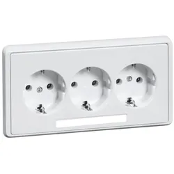 Peha SCHUKO-Steckdose 3-fach ws D 95.6513.02 NA