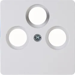 Kopp 335002186 PARIS - Antennen-Abdeckung TV/RF/SAT, Farbe: arktisweiß