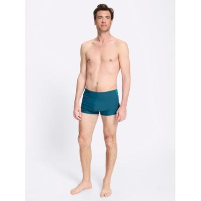 Badehose FEEL GOOD, Herren, Gr. 6, Normalgrößen, topas, bedruckt, Elasthan, Polyamid, Badehosen Badehose