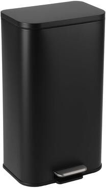 Garvee 3.2 Gal Stainless Steel Trash Can, Compact Soft-Close Garbage Bin for Kitchen, Bathroom, Office