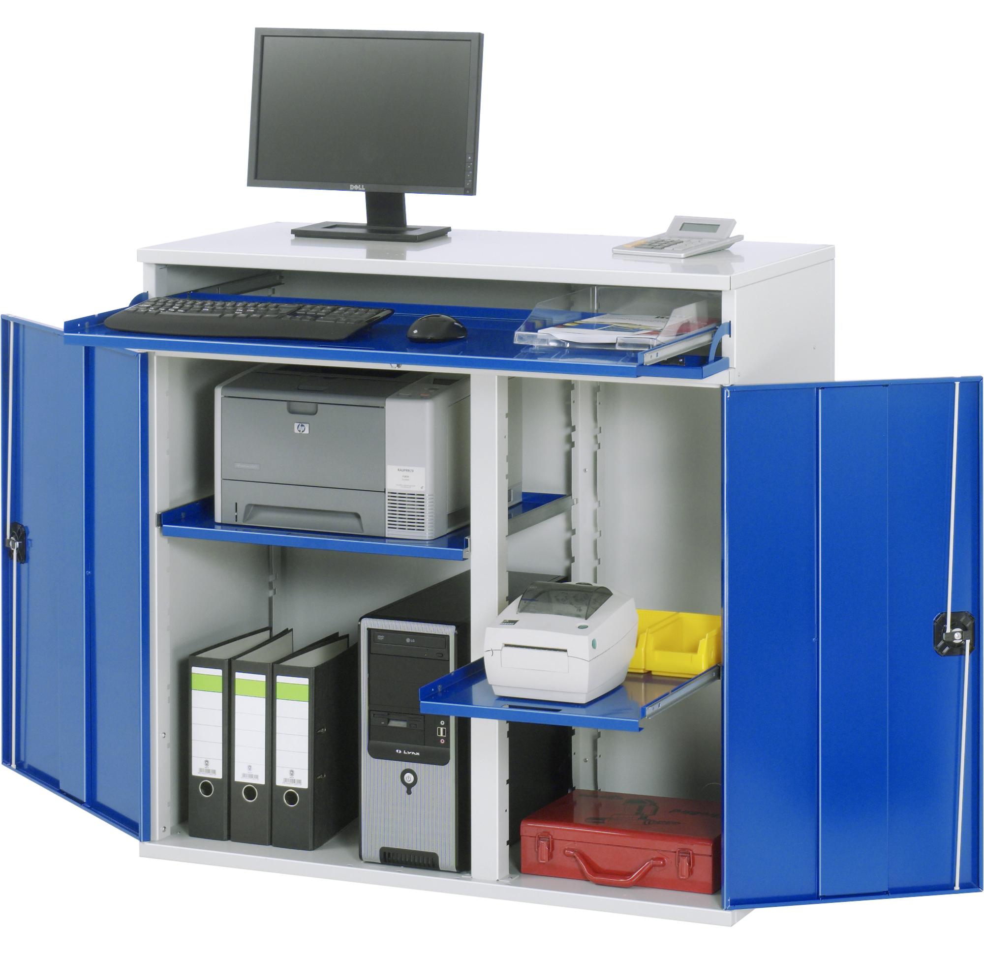 Rau Computer-Schrank - Modell 60 BxTxH 1100x520x1060mm