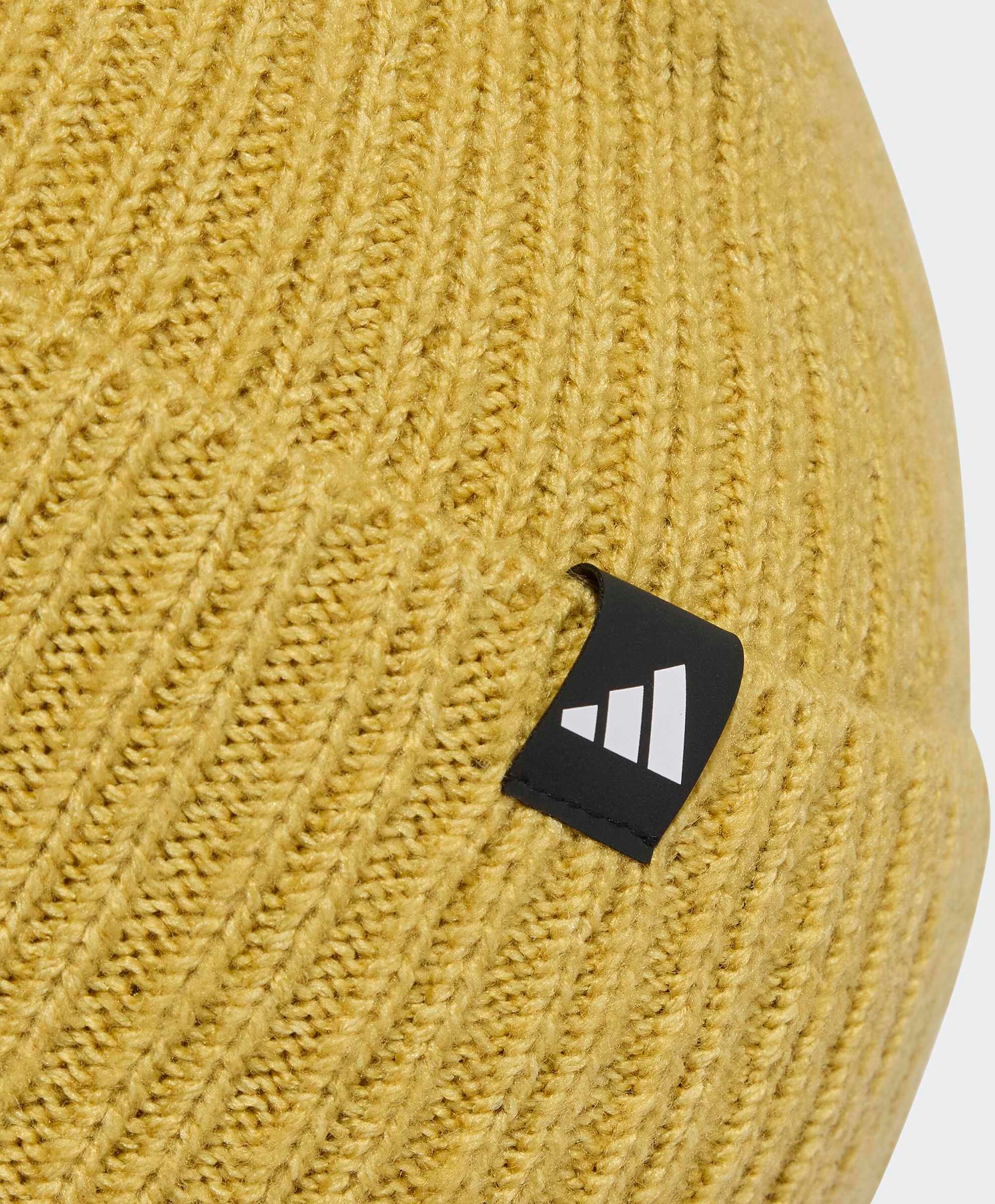 Adidas Performance "MULTI MOUNTAIN BADGE BEANIE" für Erwachsene, sportlicher Stil, aus Polyester und Polyacryl pyrite Einheitsgröße