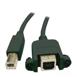 Alcasa USB 2.0 B/B 1m USB Kabel USB B Schwarz