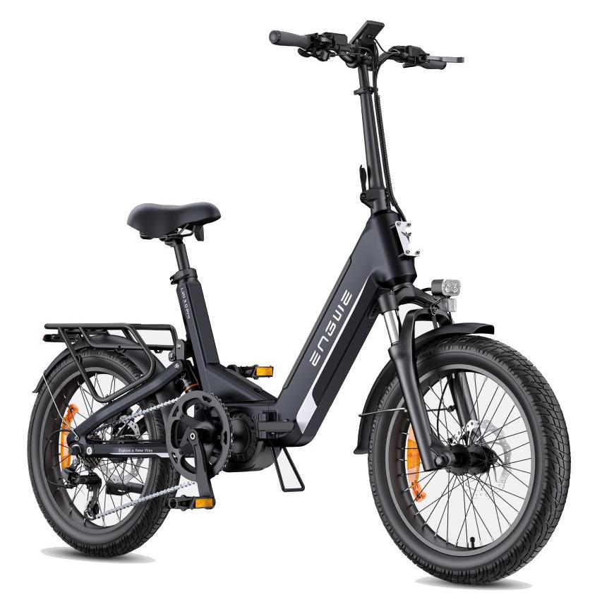 L20 3.0 Pro 20-Zoll faltbares Stadt-Elektrofahrrad mit Vollfederung, 48 V, 250 W, 25 km/h, 120 kg, schwarz