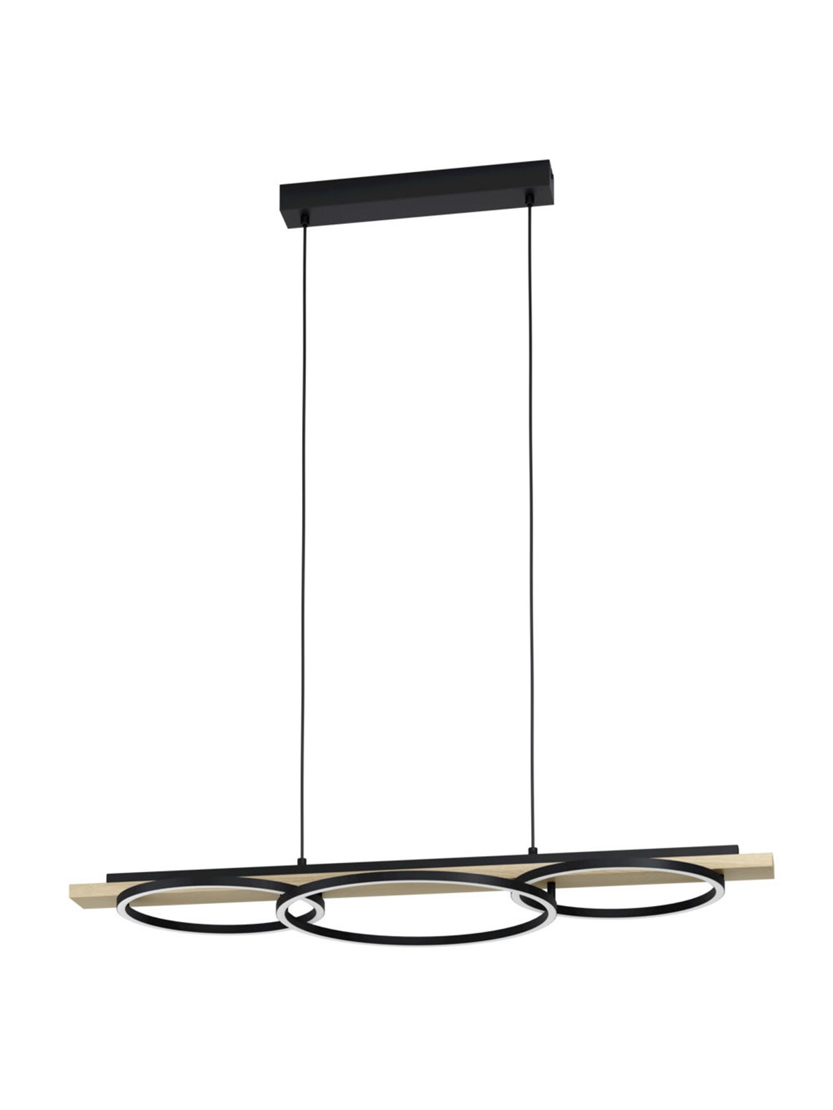 EGLO BOYAL LANGER TISCH SCHWARZ/NATUR FSC