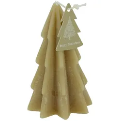 Deko Kerze Tannenbaum Lio taupe 12cm