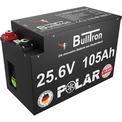 BullTron Polar LiFePO4 Batterie 105Ah 25.6V mit Bluetooth & Heizung – Wohnmobil Versorgungsbatterie