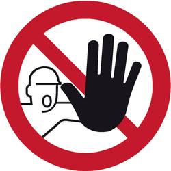 SAFETYMARKING Verbotsschild Zutritt für Unbefugte verboten, Hygiene und Abstand Aluminium (Ø) 315 mm DIN 4844-2 1 St. 11.0834