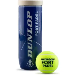 3er Pack DUNLOP Fort Padelbälle yellow