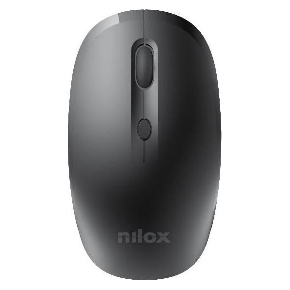 Nilox Maus Kabellos Schwarz 4000 DPI (Kabellos) (NXMOWI4004)