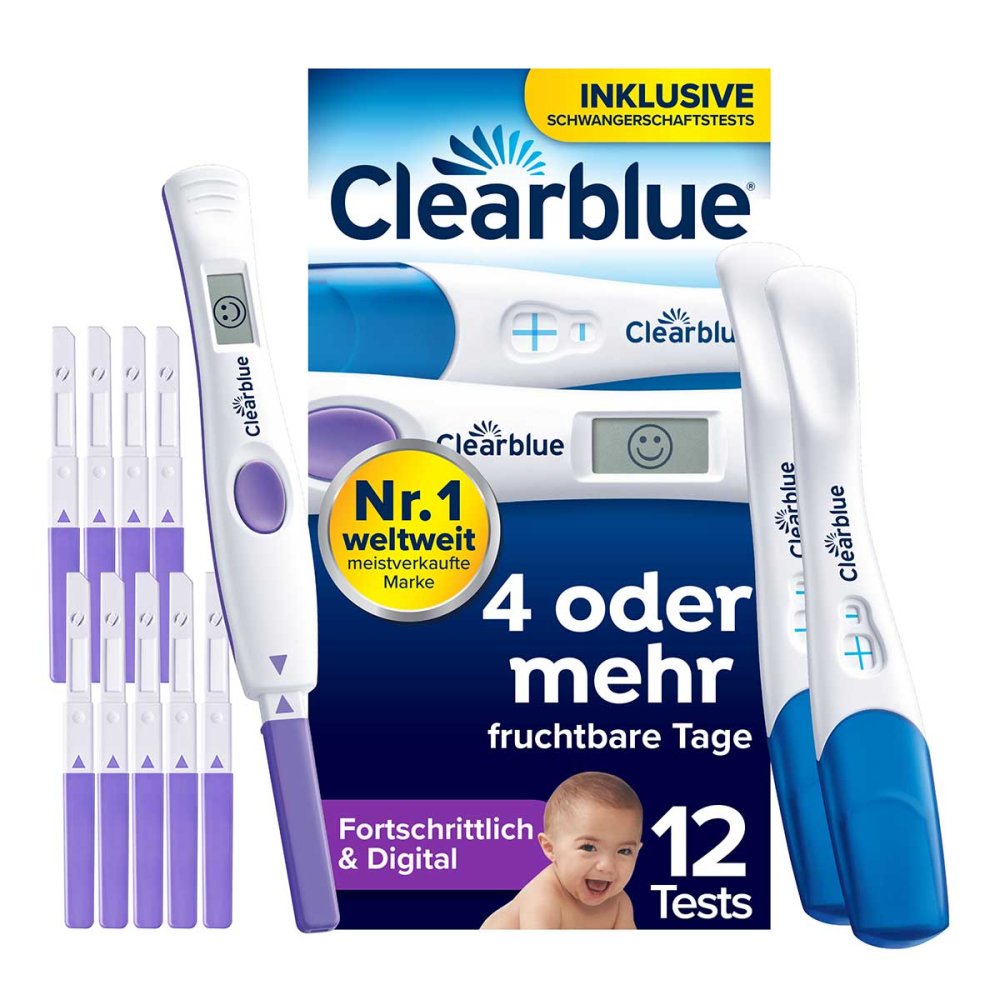 WICK Pharma - Zweigniederlassung der Procter & Gam Clearblue Ovulationstest + Schwangerschaftstest Kombipack 19455619