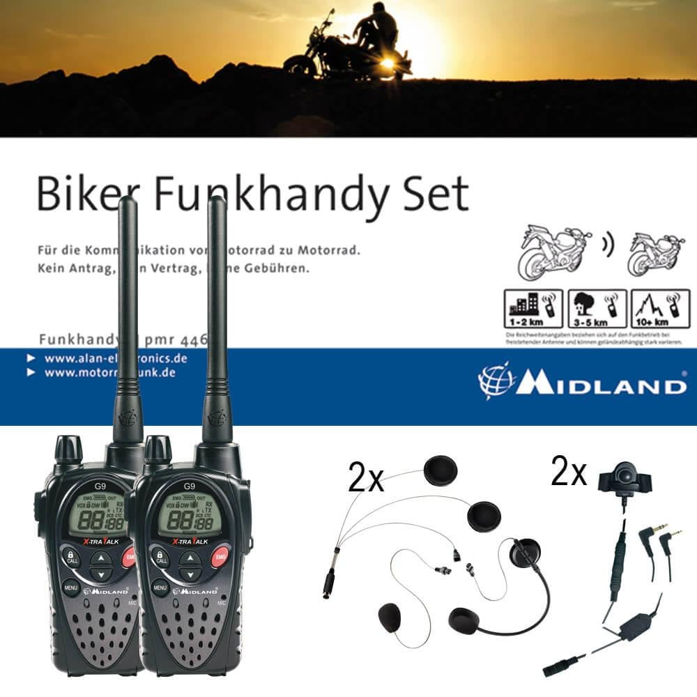 Albrecht Midland G9 Plus MURS Walkie-Talkie met 24 kanalen en LCD-scherm, B: 32 mm, H: 58 mm