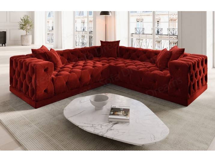 Ecksofa Palma L-Form aus Stoff