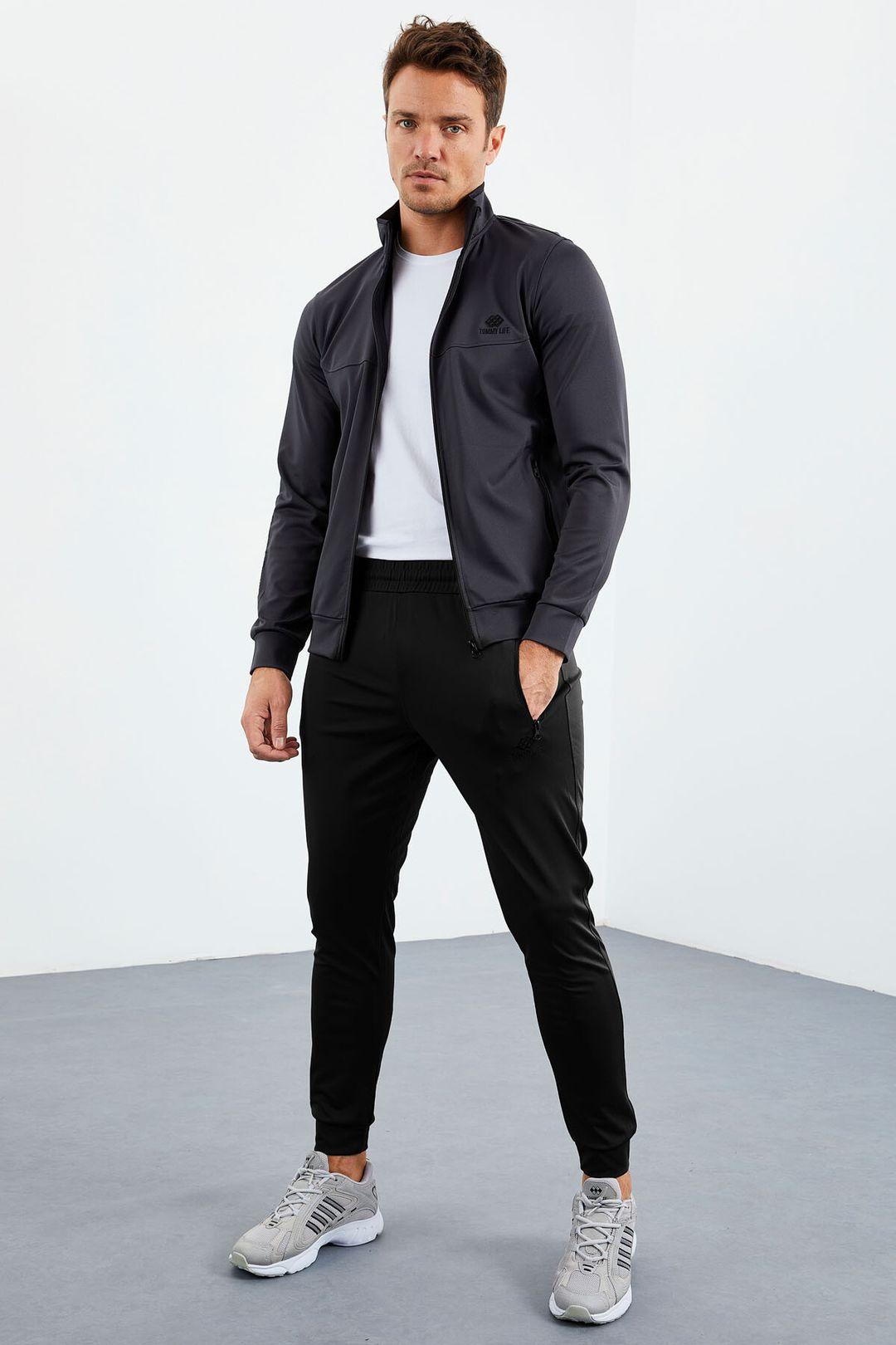Heren Scuba Brei Sweatshirt en Broeken Set