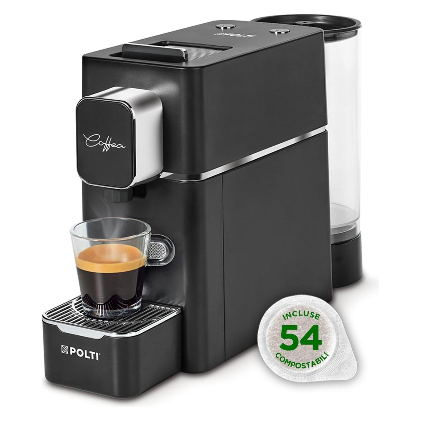 Polti PCEU0128 Kaffeemaschine Kapsel-Kaffeemaschine 0,85 L (PCEU0128)