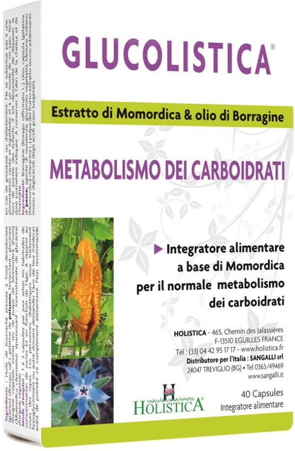 SANGALLI Srl GLUCOLISTICA HOLISTICA 40CPS