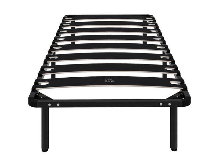 ComfortXL Bett 90x190 cm De-14644 mit Stauraum Schwarz, 90x190 cm, Schlafzimmer, Betten
