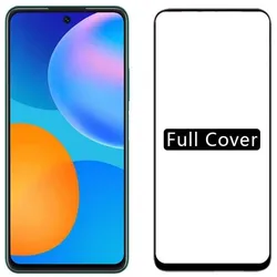Screenguard Huawei P Smart 2021 Full Screen Panzerglas Schutzfolie 2.5D 9H (Huawei P Smart (2021)), Smartphone Schutzfolie, Schwarz