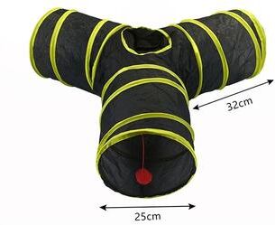 Uplift Picks Rainbow Cat Tunnel Interactive Foldable Cat Play Tunnel For Indoor Cats 18