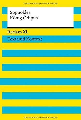 Sophokles - König Ödipus: Reclam XL - Text und Kontext - Preis vom 15.10.2026 23:06:25 h