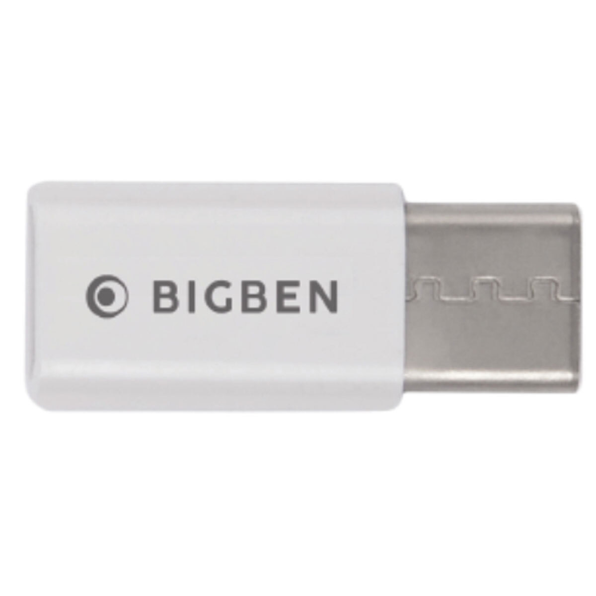 BigBen Connected Micro-USB naar USB-C adapter, wit