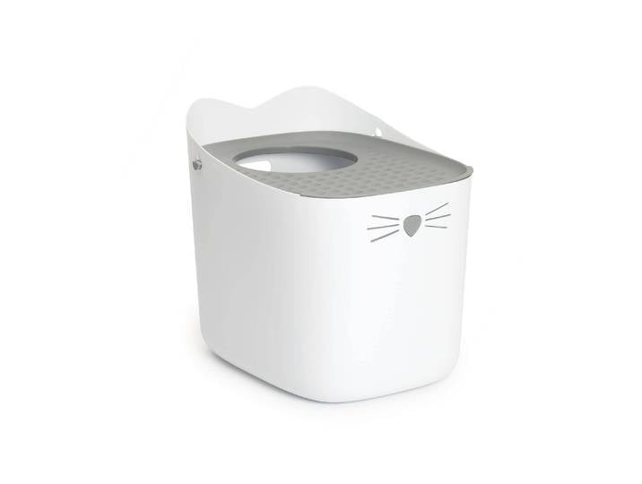 Katzentoilette CATIT Pixi Box , grau (weiß), B:41cm H:47,6cm L:52,4cm, Tiertoiletten, Katzentoilette