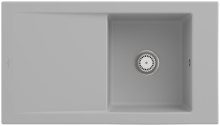Villeroy & Boch 330702SM Timeline 50 Steam Keramikspüle Excenterbetätigung Einbauspüle 50 cm Unterschrank