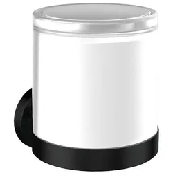 emco round Sensor-Seifenspender, satiniertes Kristallglas, 432113303, Farbe: Schwarz