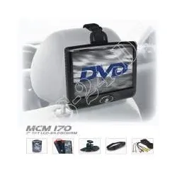 Caliber 7" Zoll TFT LCD portabler Monitor mit 2 x AV-IN, Fernbedienung, IR Ko...