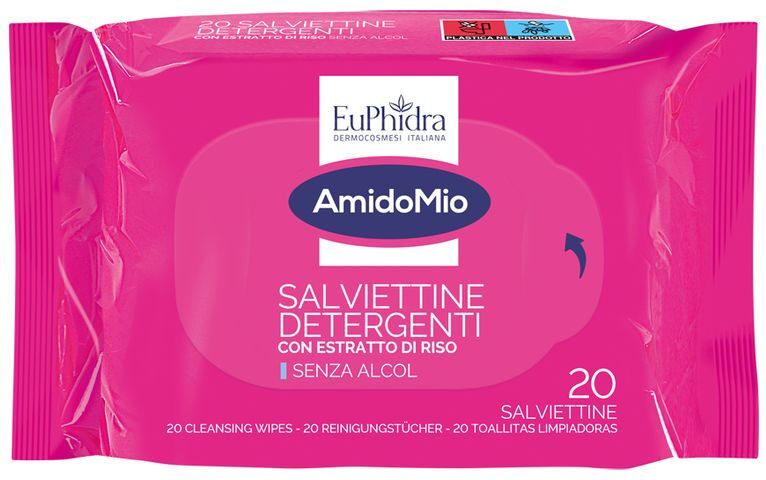 EUPHIDRA Amidomio Salviette Detergenti 20 PZ
