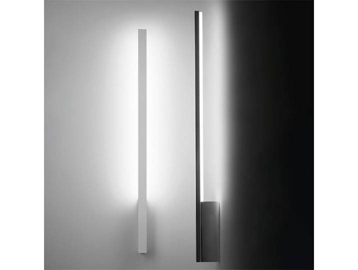 Applique murale LED Xilema W1, minimaliste, blanche - Stilnovo - Salon / séjour - Moderne - Métal - Angulaire