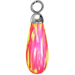 Synthetischer Opal Anhänger für Clicker TROPFEN