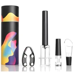 Set mit 4 Teilen m/Luftkorkenzieher