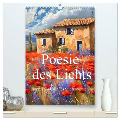 Poesie des Lichts - impressionistisches Südfrankreich (hochwertiger Premium Wandkalender 2027 DIN A2 hoch), Kunstdruck in Hochglanz