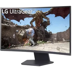 LG UltraGear 32GS60QC-B (2560 x 1440 Pixel, 31.50"), Monitor, Schwarz