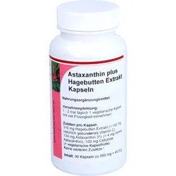Astaxanthin 4 mg Plus Hagebutten Extrakt 90 ST