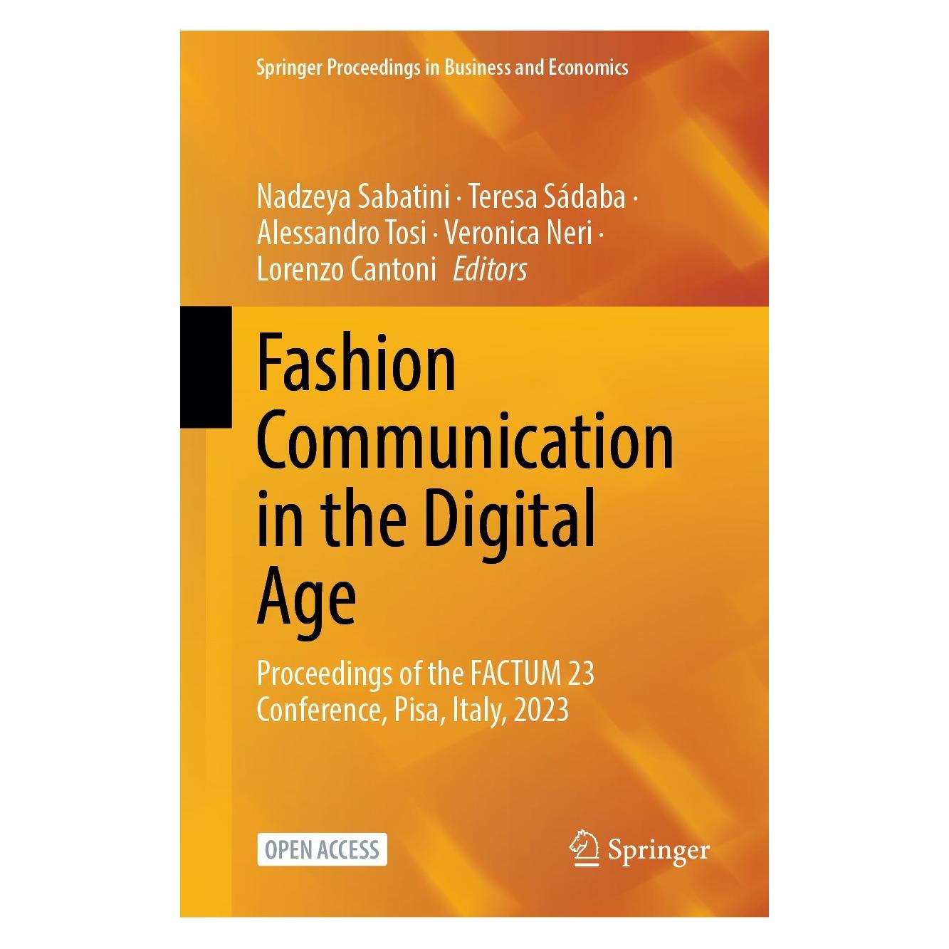 Springer Fashion Communication in the Digital Age (9783031385407)