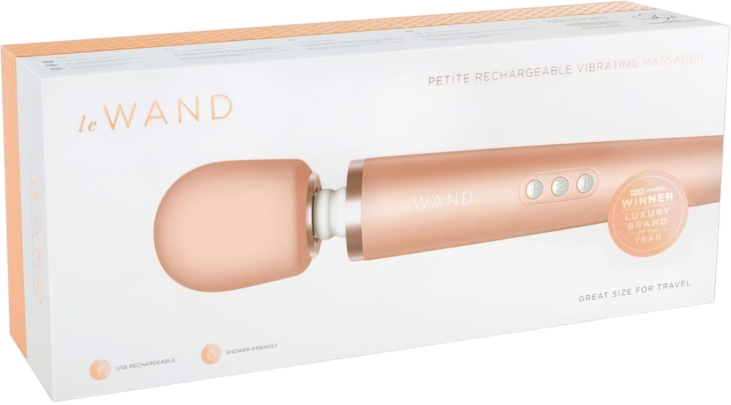 Le Wand Petite Premium Wand-Vibrator (Rose Gold)