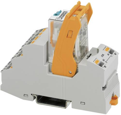 Phoenix Contact RIF-2-RPT-LDP-24DC/2X21 Relaisbaustein Nennspannung: 24 V/DC Schaltstrom (max.): 10A 2 Wechsler 1St.