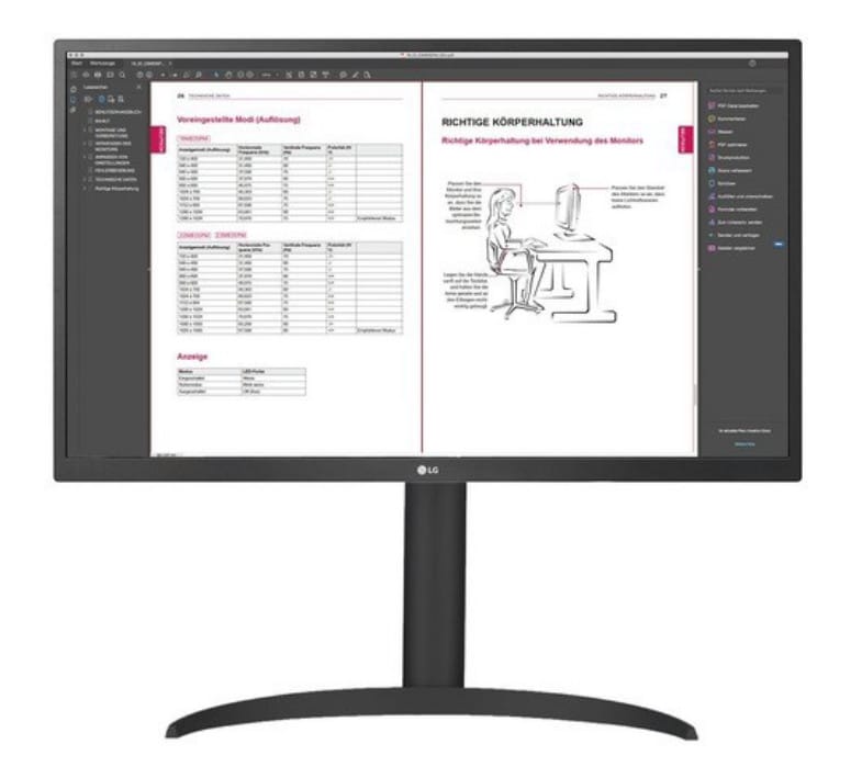 LG 27BP55U-B 27 Zoll 4K (UHD) IPS Panel 16:9 Monitor