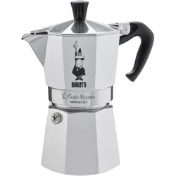 Bialetti Moka Express, Espressokocher, Silber