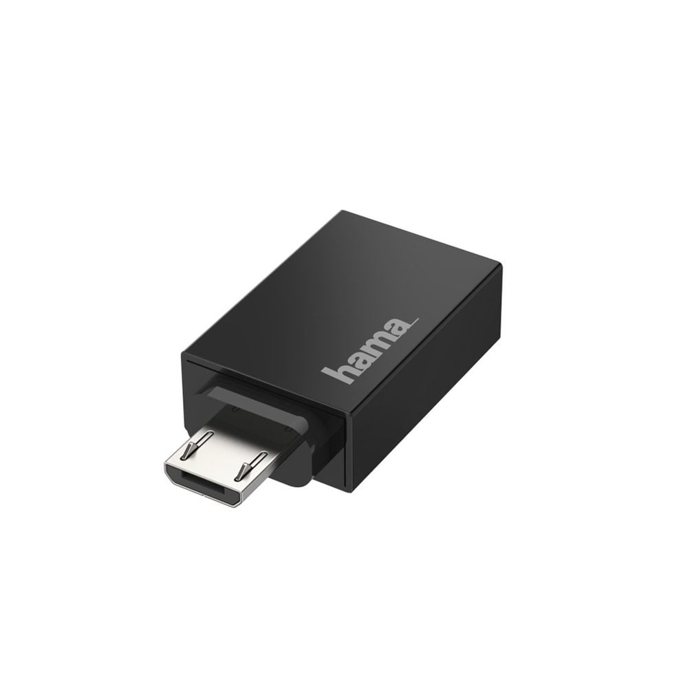 Hama Micro-USB naar USB Type-A kabel, zwart