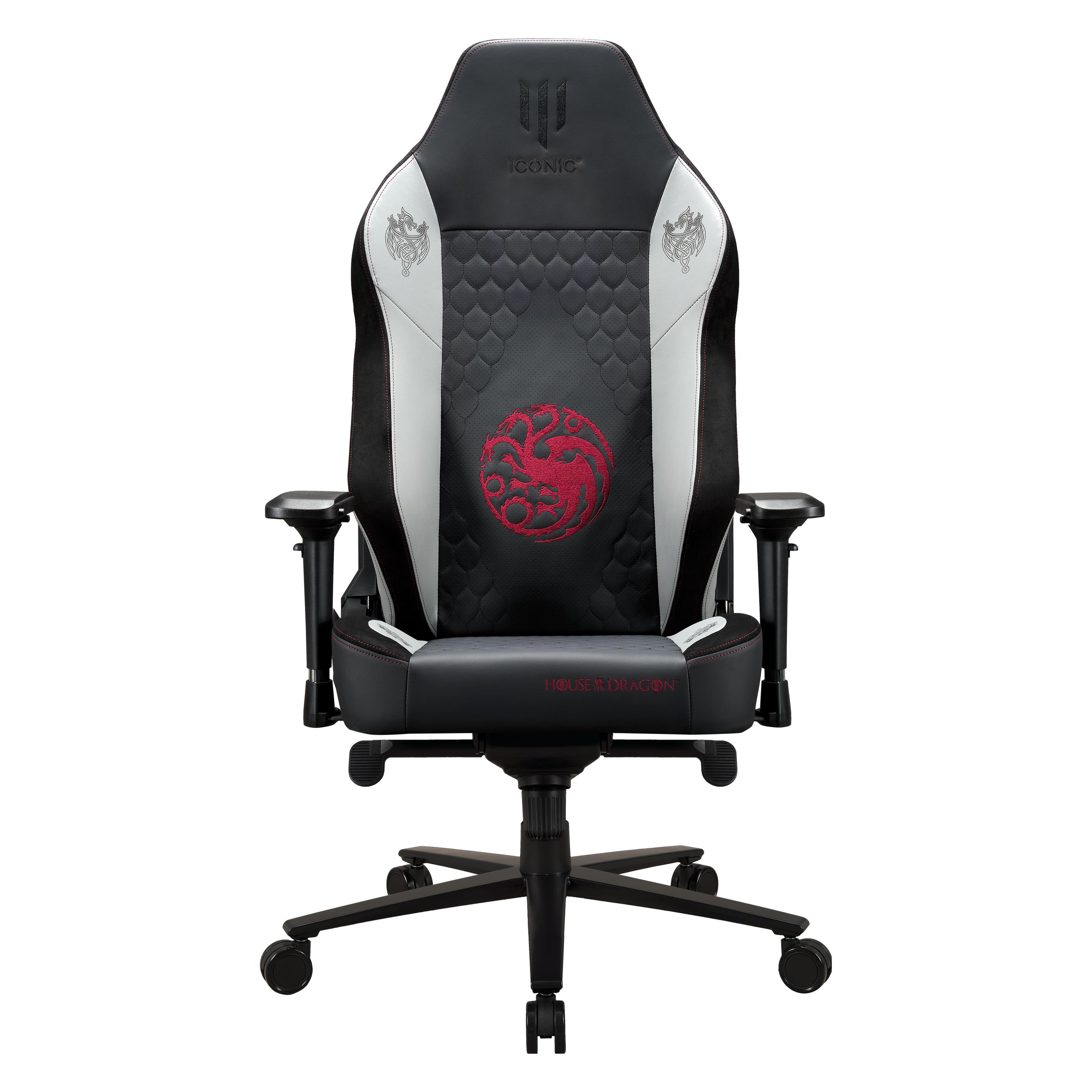 Subsonic Apollon Collector / House Of The Dragon Black seat + grey/red (SA5651-1)