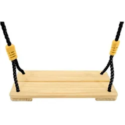 TP Toys Schaukel – – Holz und schwarzes Seil – Höhe 300–350 cm