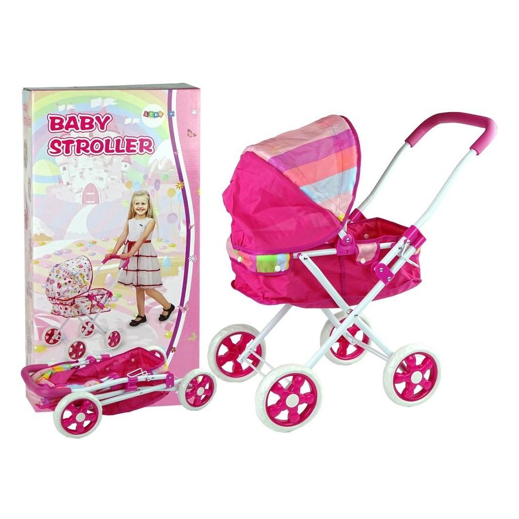 No Name Puppenkinderwagen rosa (LT9420)