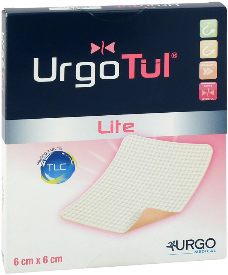 Urgotül Lite 6x6 cm Verband 5stk