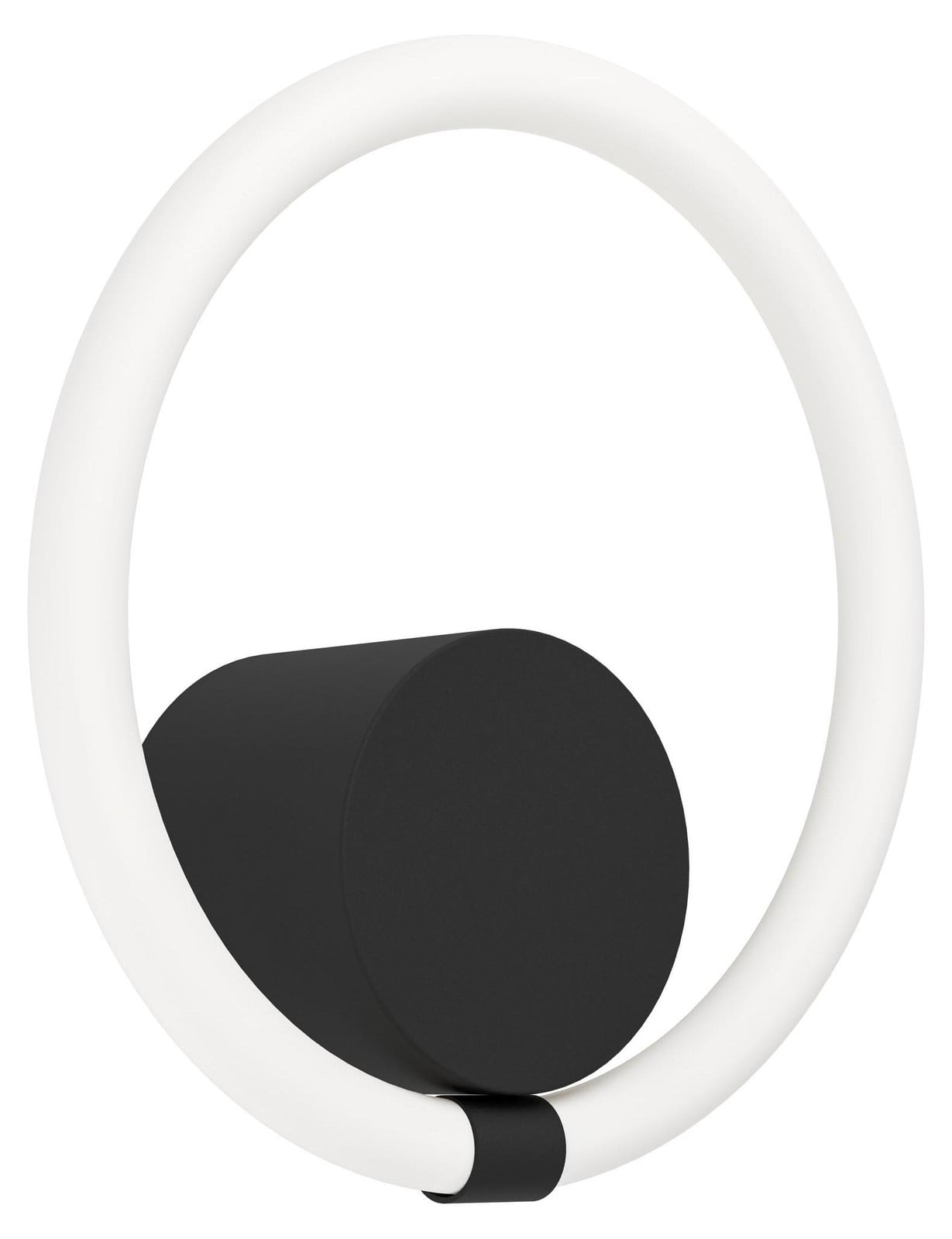 Eglo Caranacoa Moderne Wandlamp - Wit/Zwart - LED - Warm Wit
