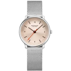 Mondaine MLE.33150.SM Damen-Armbanduhr Doppio mit Mesh-Band 33 mm