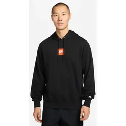 NIKE Sportswear Club French Terry Hoodie Herren 010 - black/black/white L